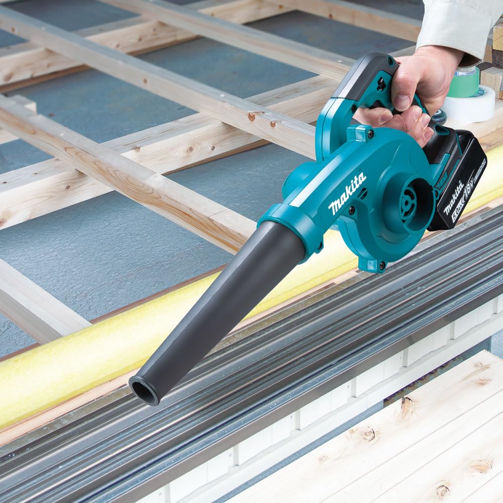 Makita DUB185Z Leaf Blower packaging and accessories