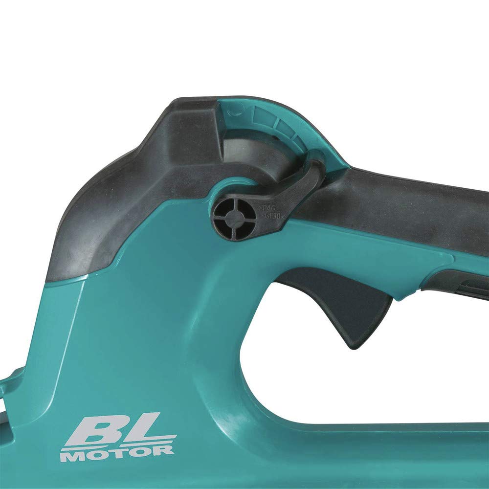 Makita XBU03Z blower showing variable speed trigger