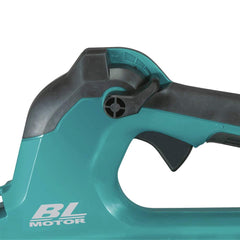 Makita XBU03Z blower showing variable speed trigger