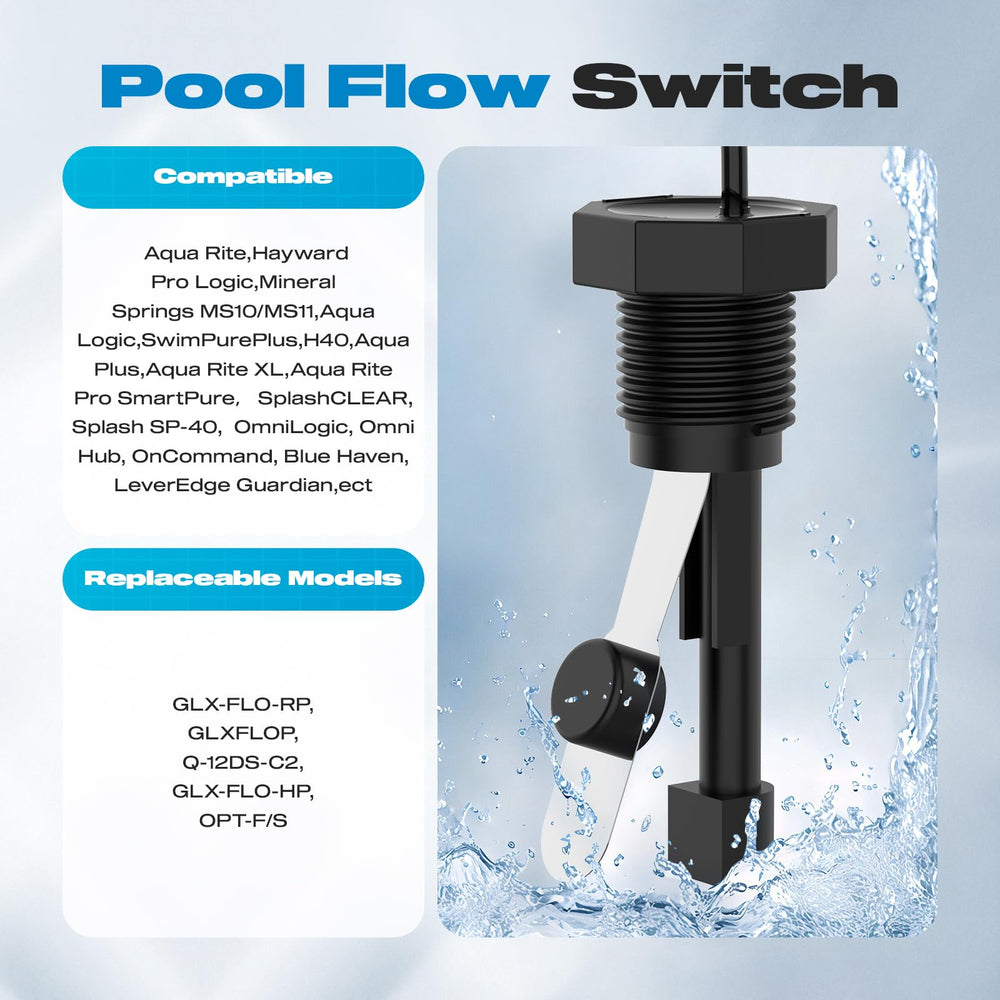 Malictele GLX-FLO-RP flow switch back view