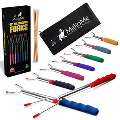 MalloMe S'mores Sticks set of 8 with colourful handles