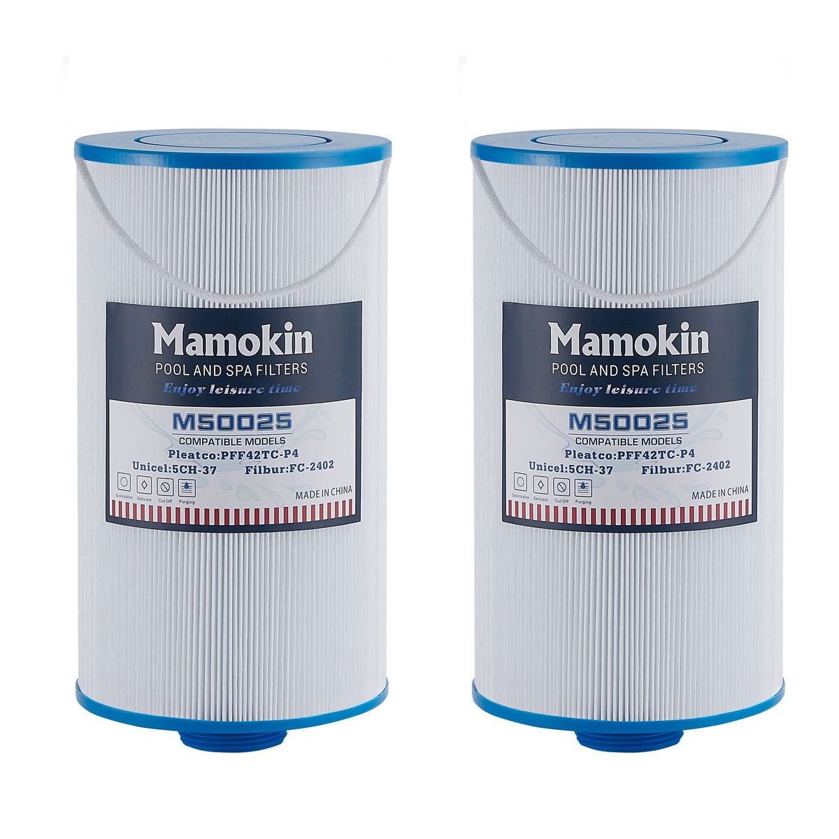 Mamokin Hot Tub Filter 2-Pack front view