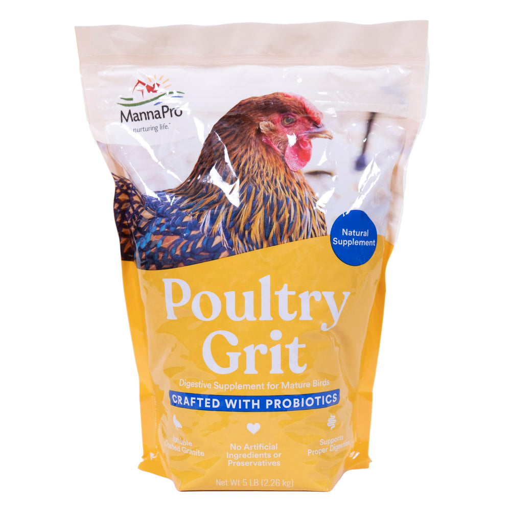 Manna Pro Chicken Grit 5 lb bag front view