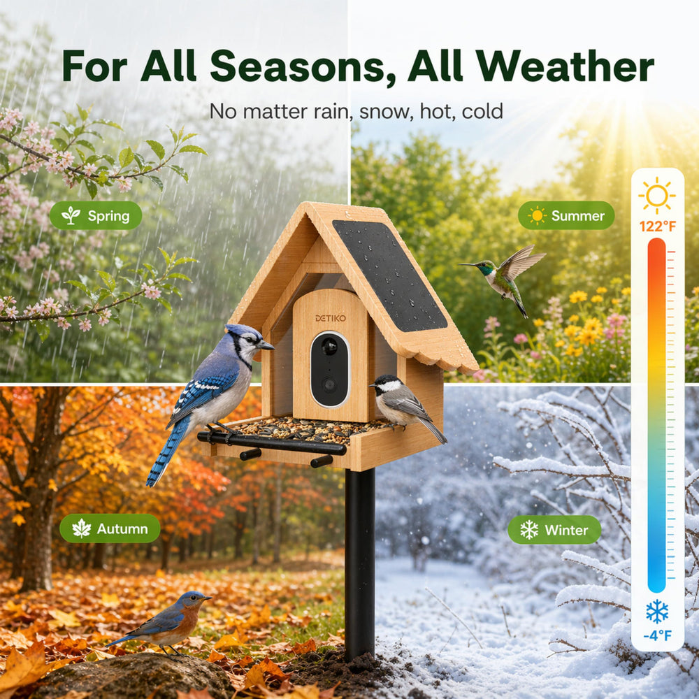 Manual included with DETIKO Smart Bird Feeder