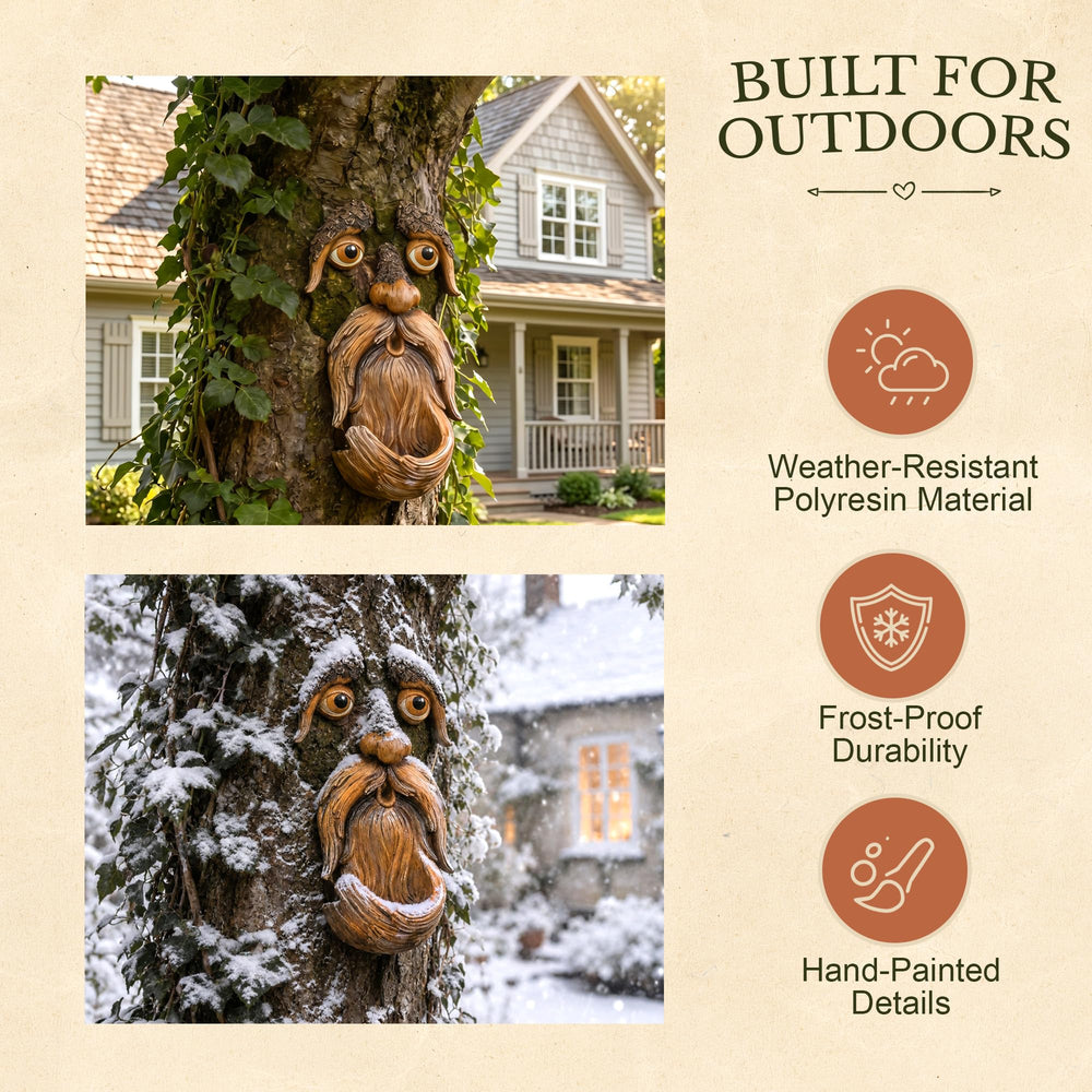 Manual included with Tree Poetry tree face decor
