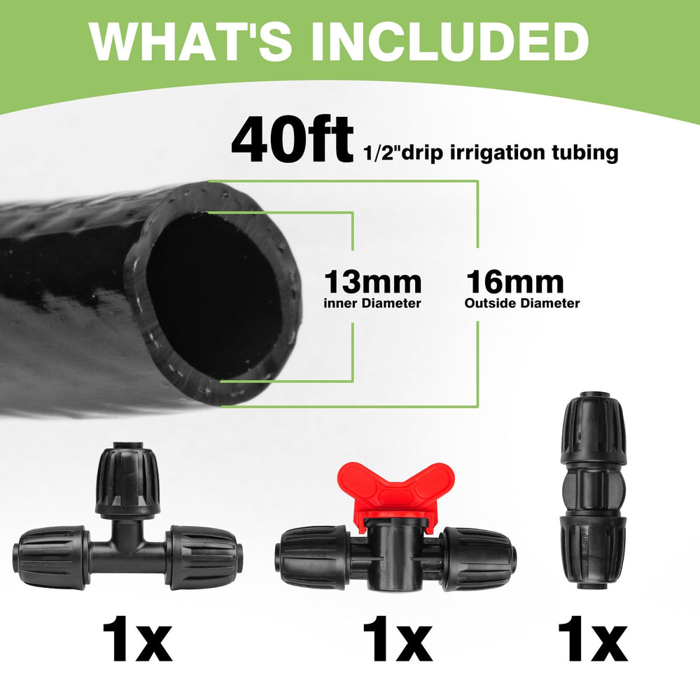 Maotong 1/2 inch drip irrigation fittings and connectors