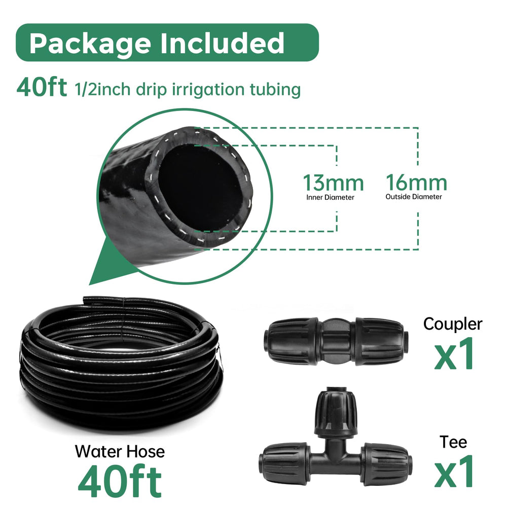 Maotong 1/2 inch drip irrigation tubing flexible edge detail