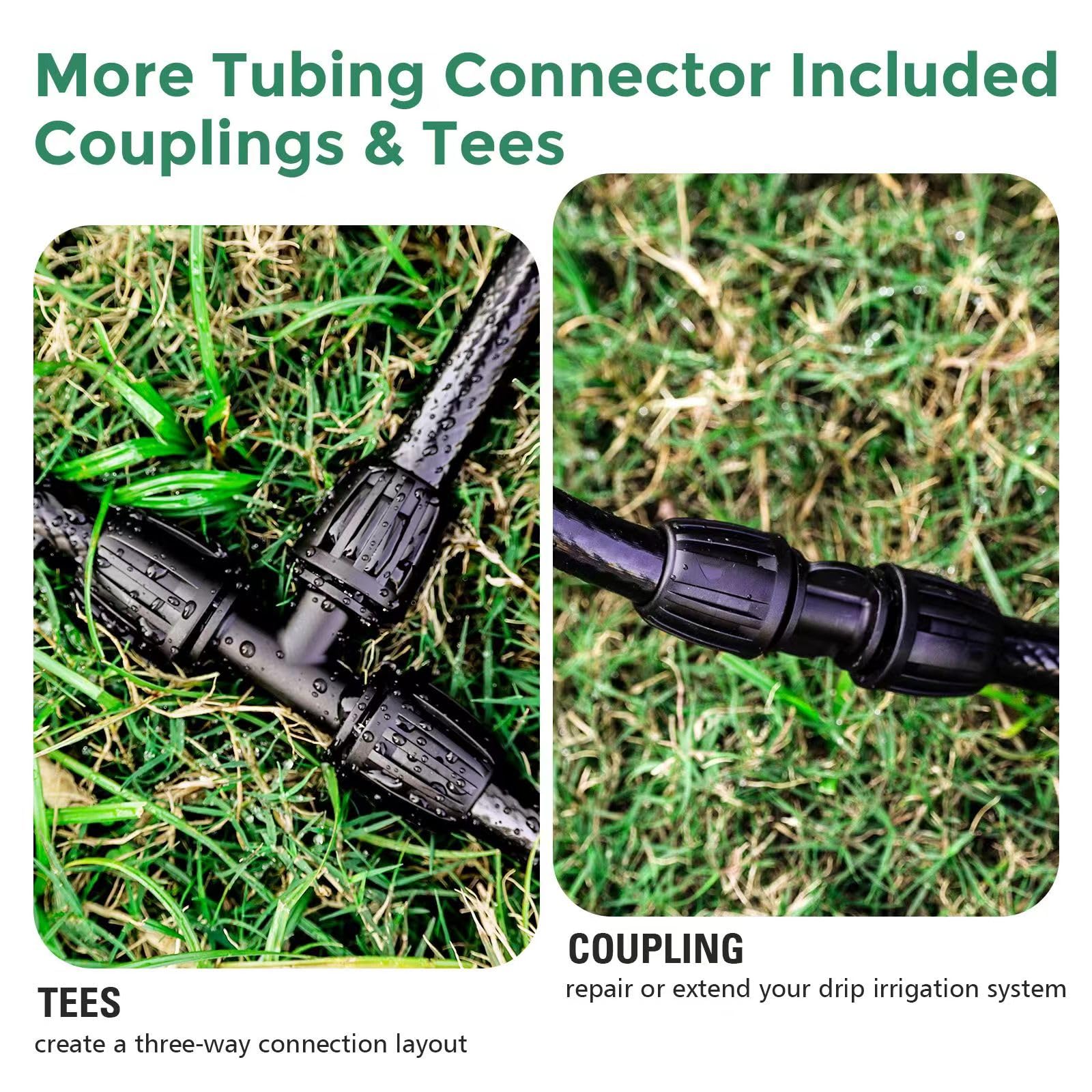 Maotong 3-way connector for drip irrigation tubing