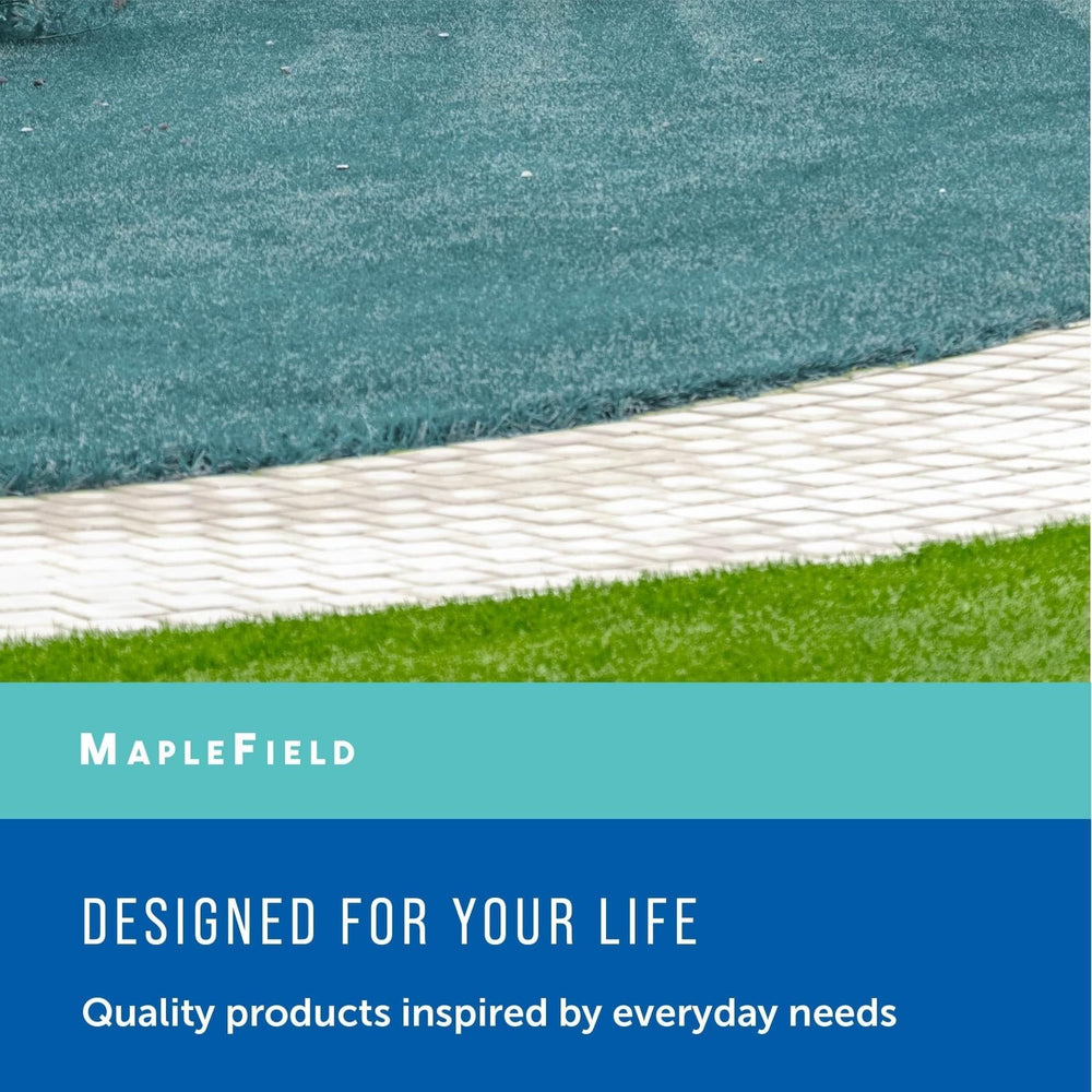 Maplefield Blue Spray Indicator Dye on grass after application