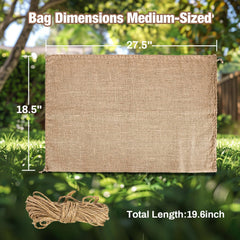 MAQIHAN burlap bag filled with potatoes, outdoor setting
