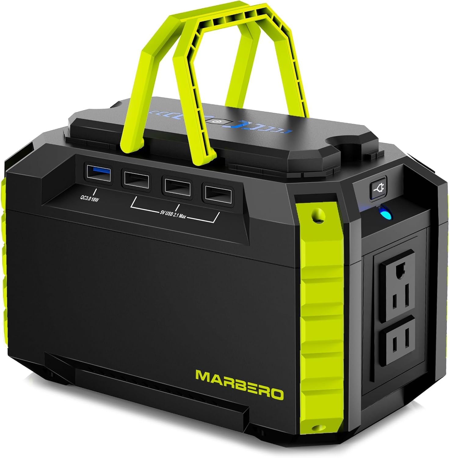 MARBERO Portable Power Station 150Wh Green front view
