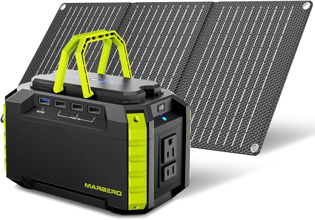 MARBERO Solar Generator portable power station front view