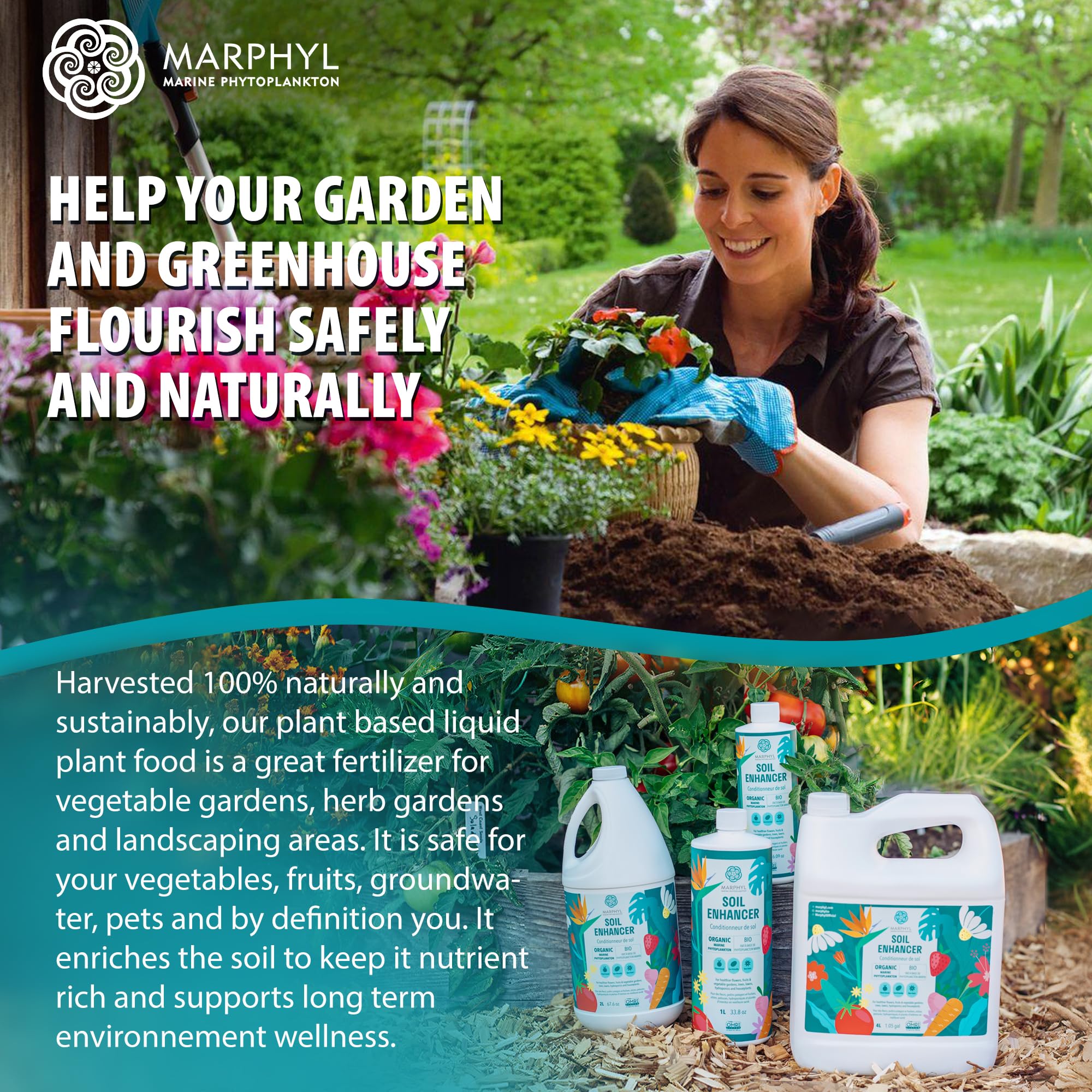 MARPHYL fertilizer ready for use with tools