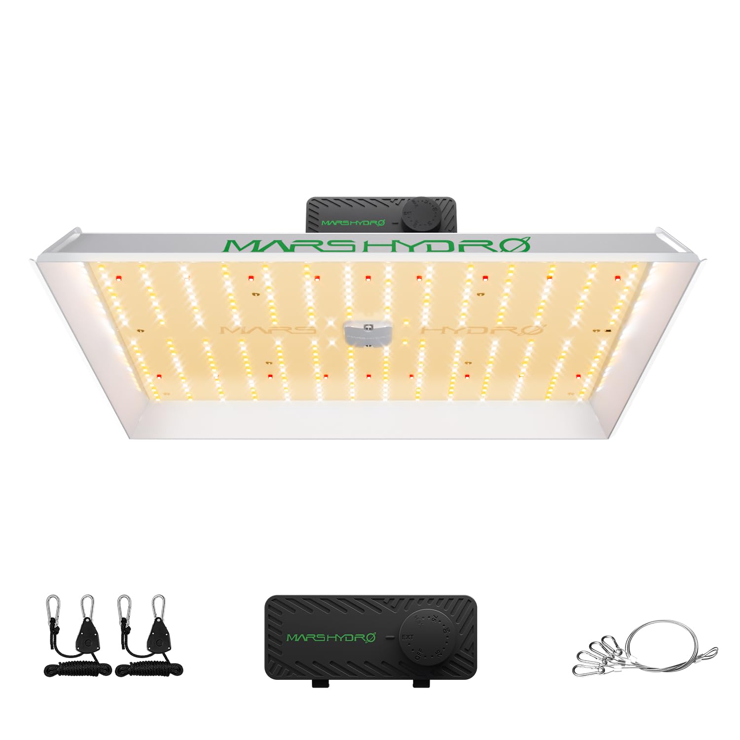 MARS HYDRO TS1000 LED Grow Light front view showcasing full spectrum design