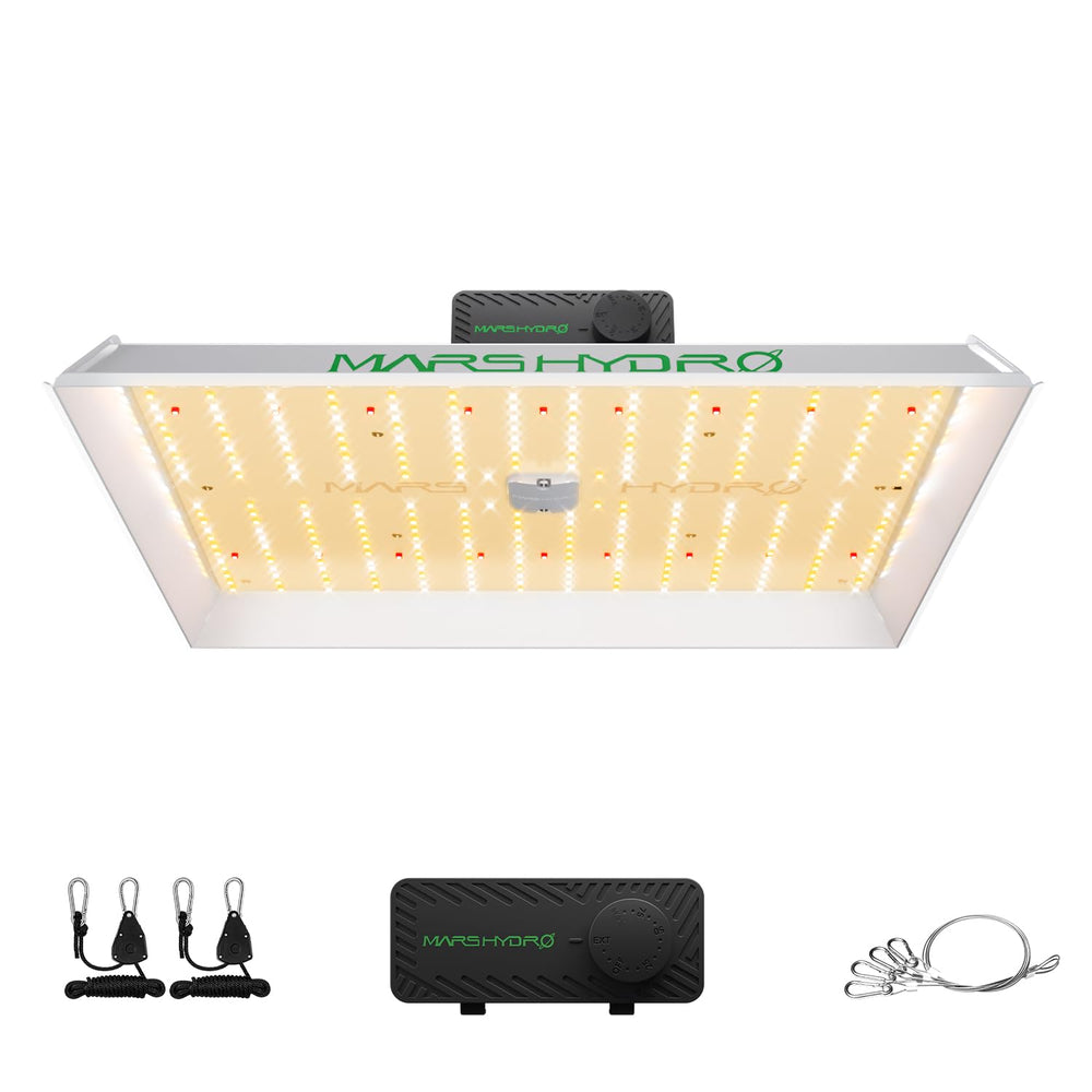MARS HYDRO TS1000 LED Grow Light front view showcasing full spectrum design