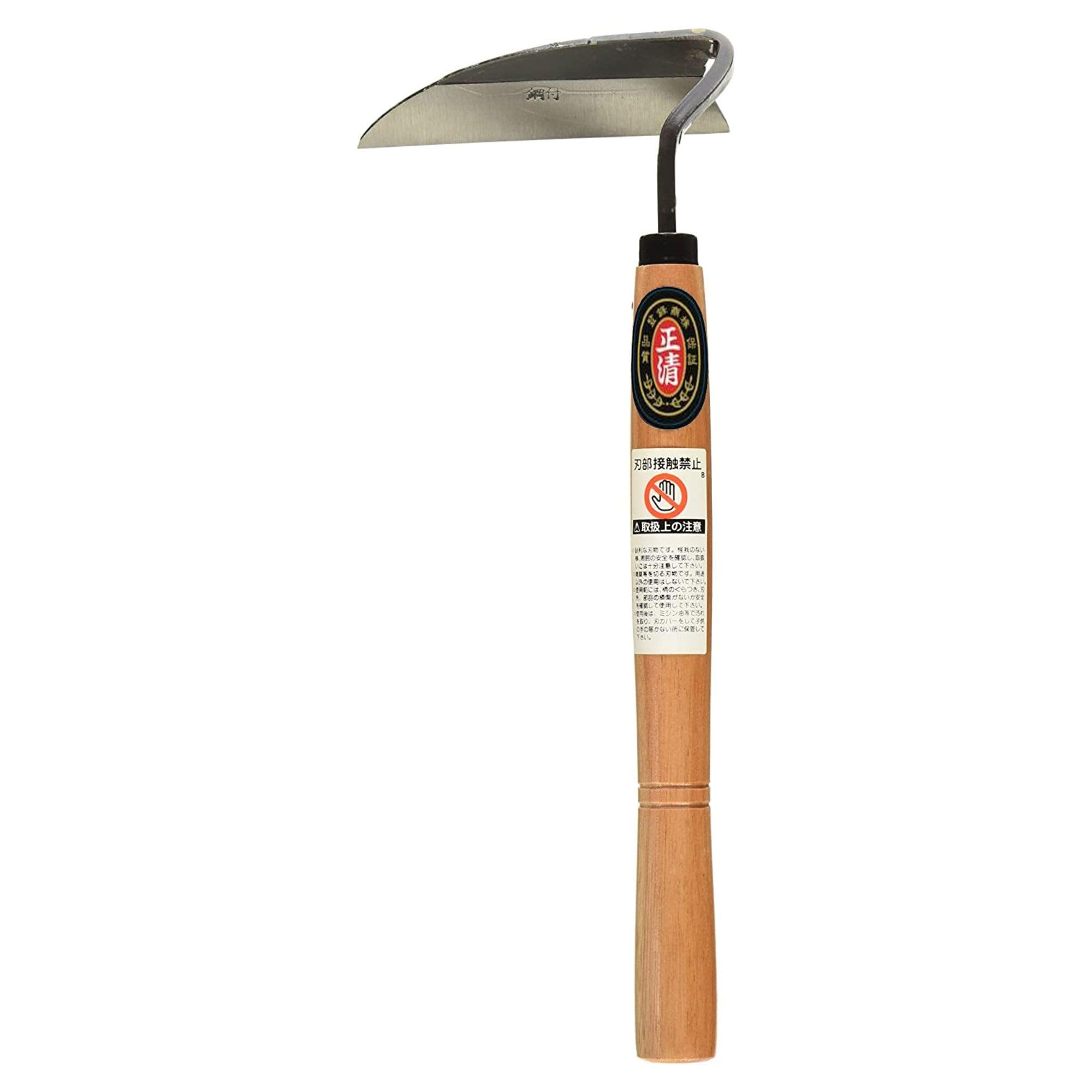 MASAKIYO Japanese Weeding Sickle front view with sharp blade