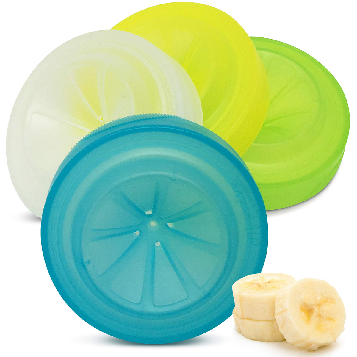 Masontops Trap Caps assorted colour lids for fruit fly traps