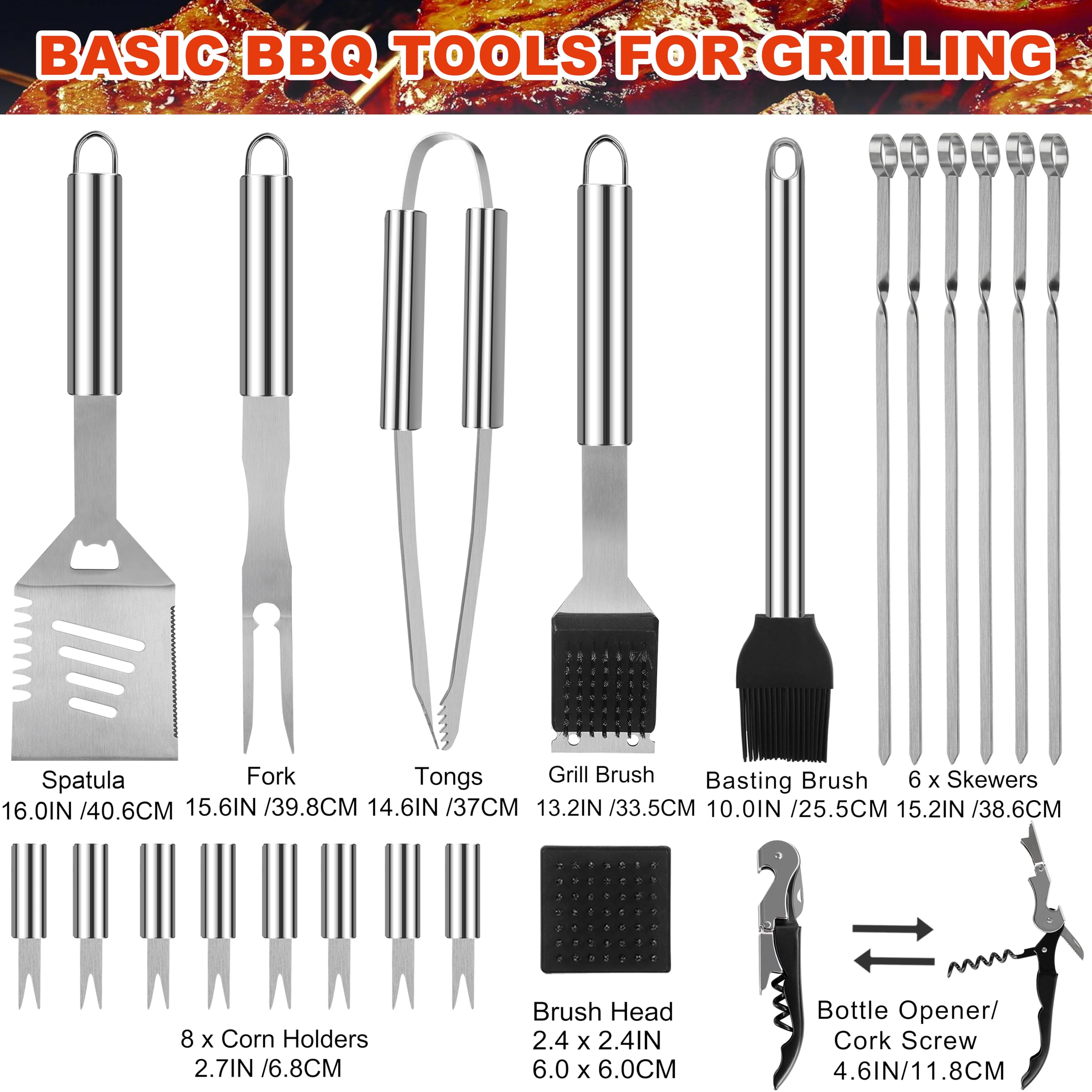 Massive spatula from Grilljoy BBQ Accessories Set