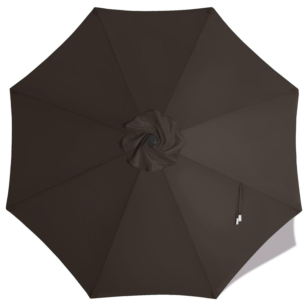 MASTERCANOPY 10 ft Replacement Canopy front view in brown