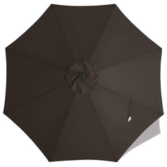 MASTERCANOPY 10 ft Replacement Canopy front view in brown