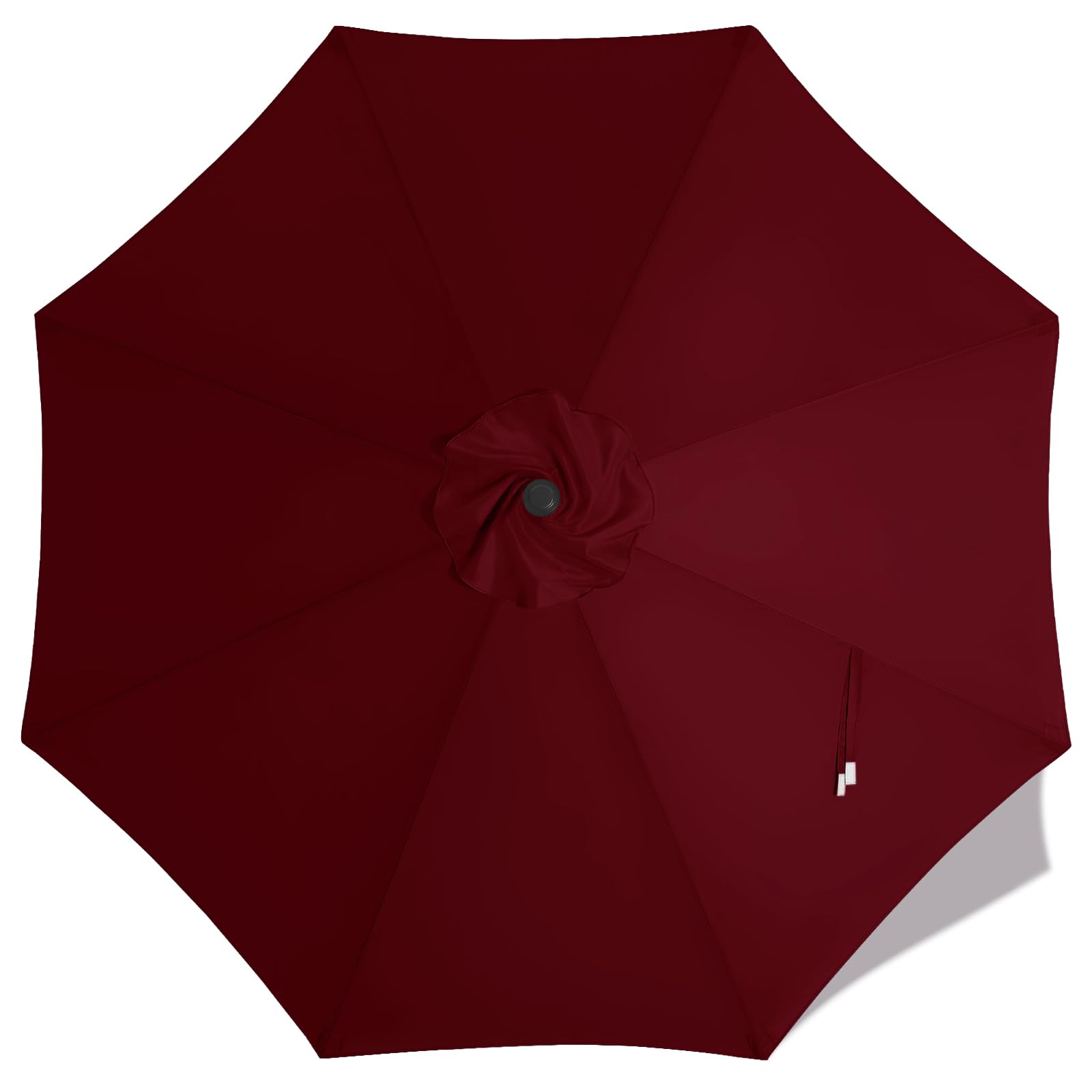 MASTERCANOPY 10 ft Replacement Canopy in Burgundy front view