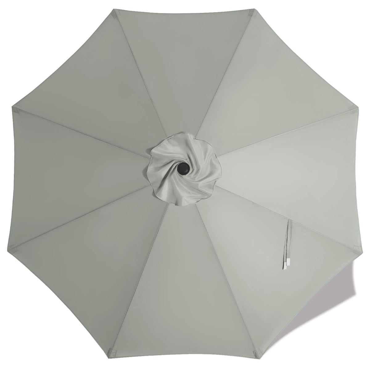 MASTERCANOPY 11 ft replacement canopy in grey front view