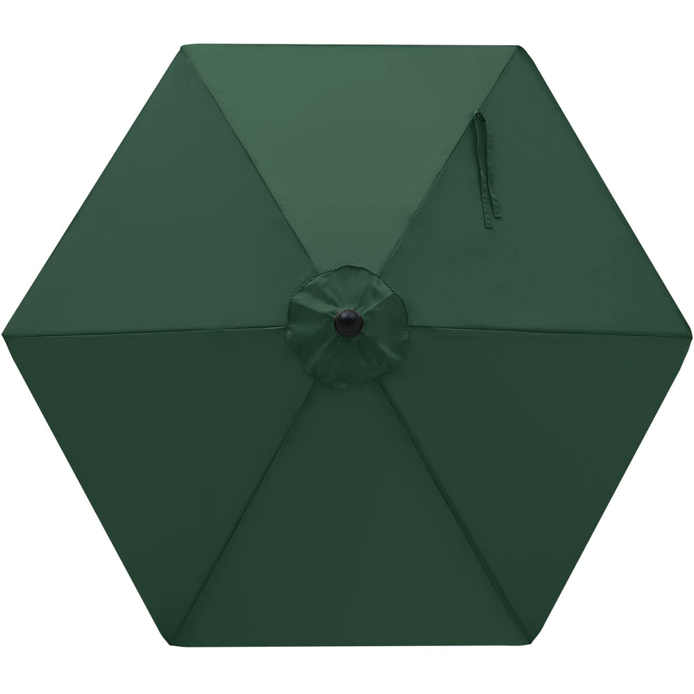 MASTERCANOPY 7.5 ft Replacement Canopy Forest Green front view