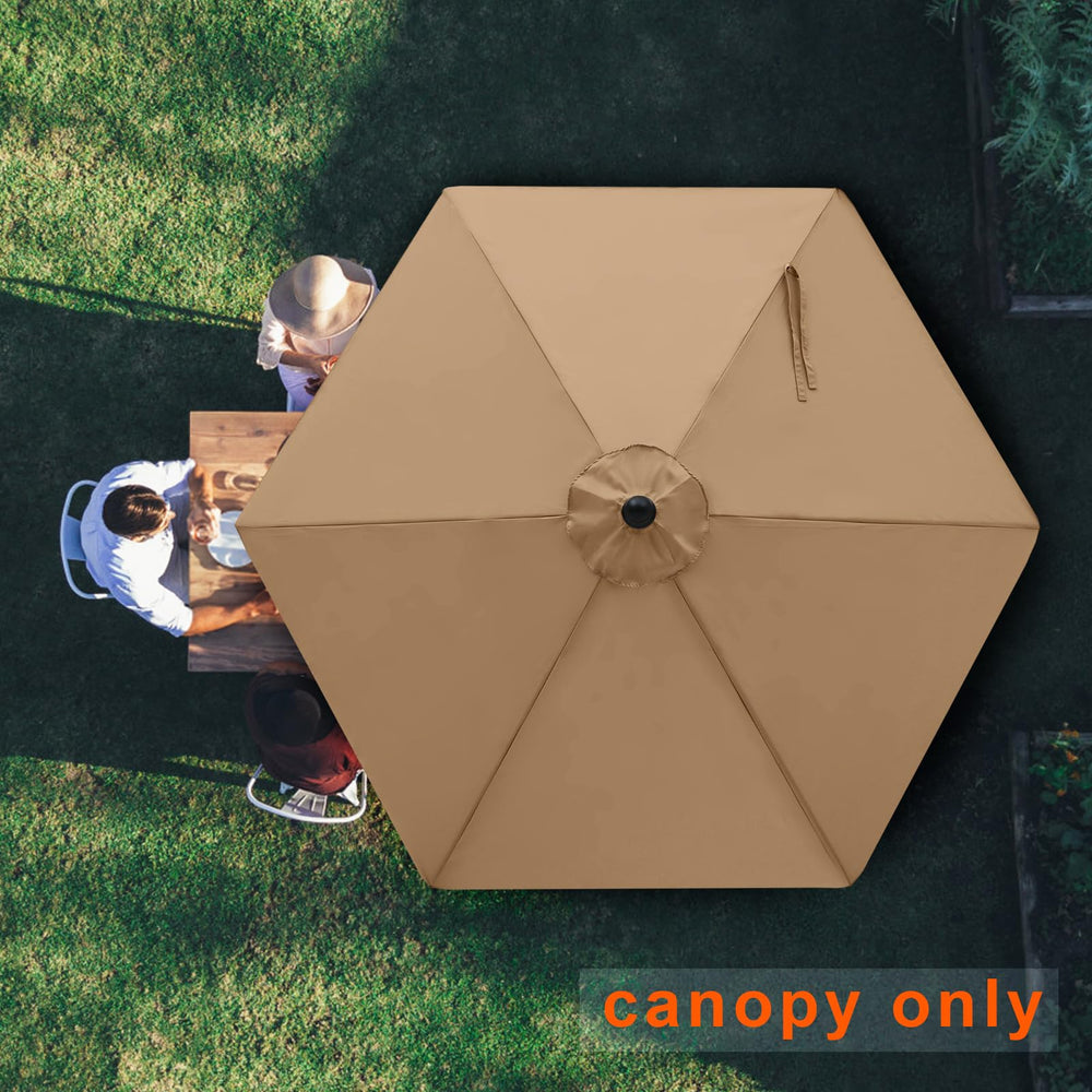 MASTERCANOPY 7.5 ft replacement canopy with umbrella frame