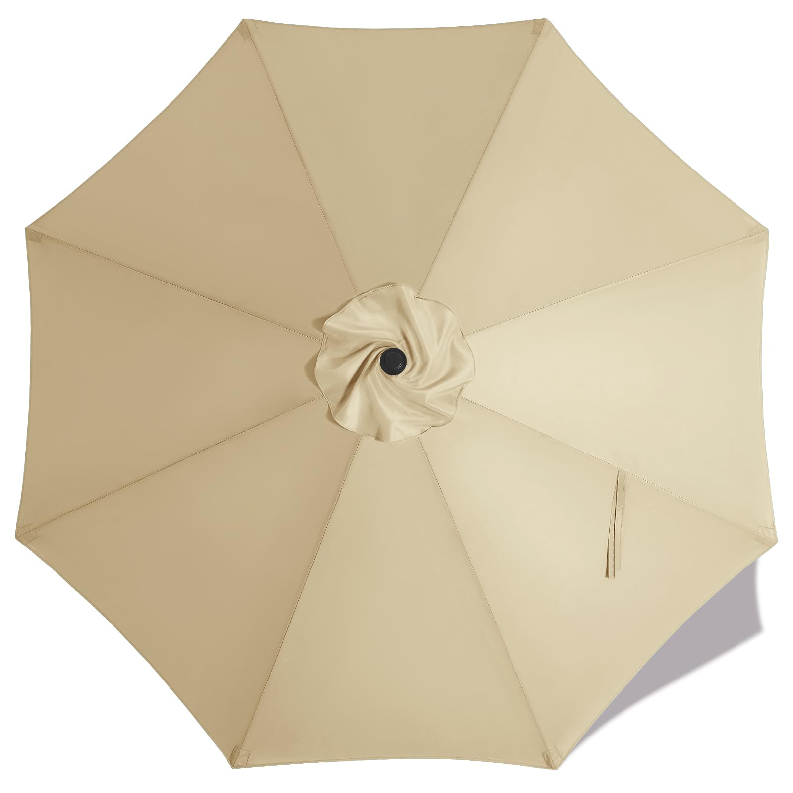 MASTERCANOPY 9 ft beige replacement canopy front view