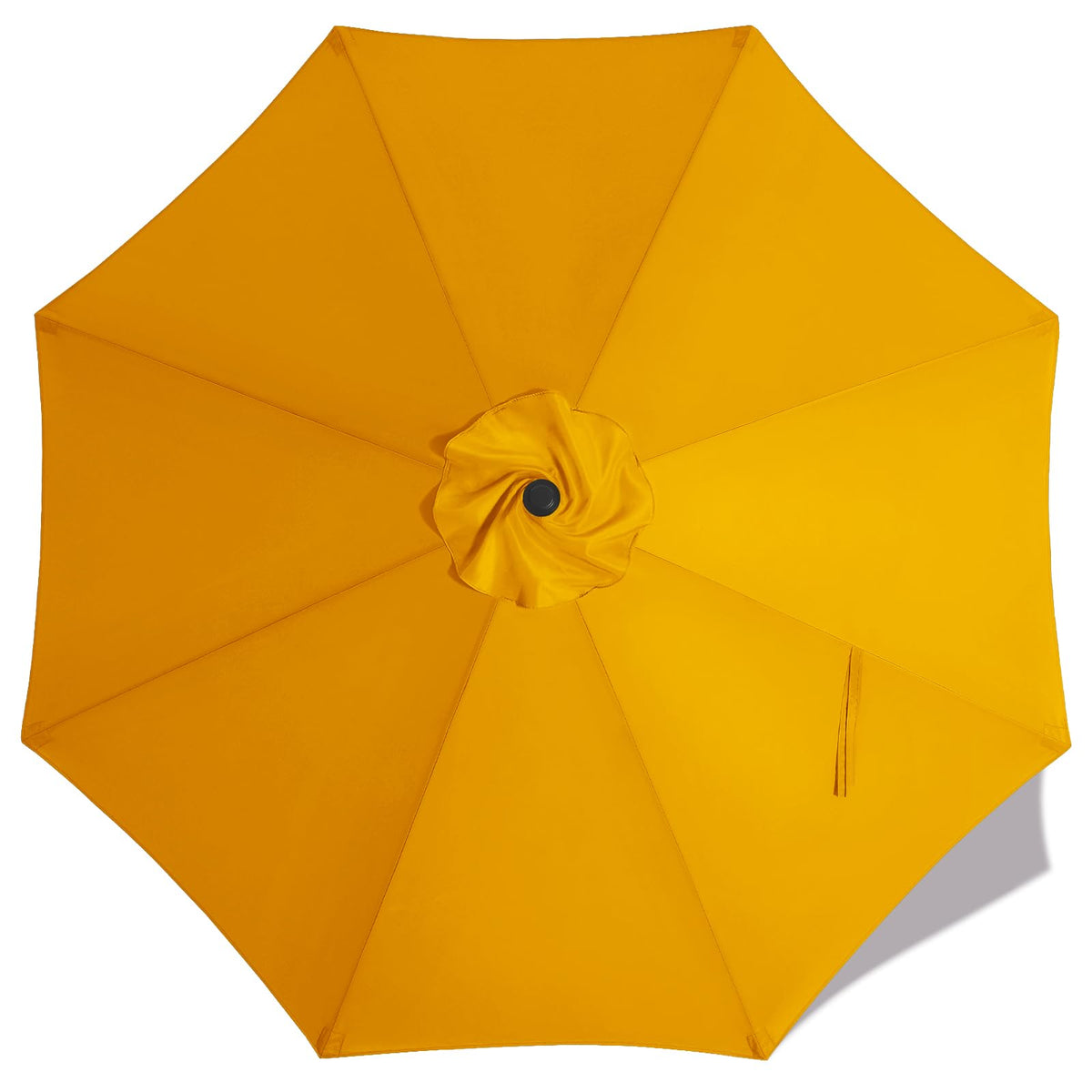 MASTERCANOPY 9 ft replacement canopy in gold, front view