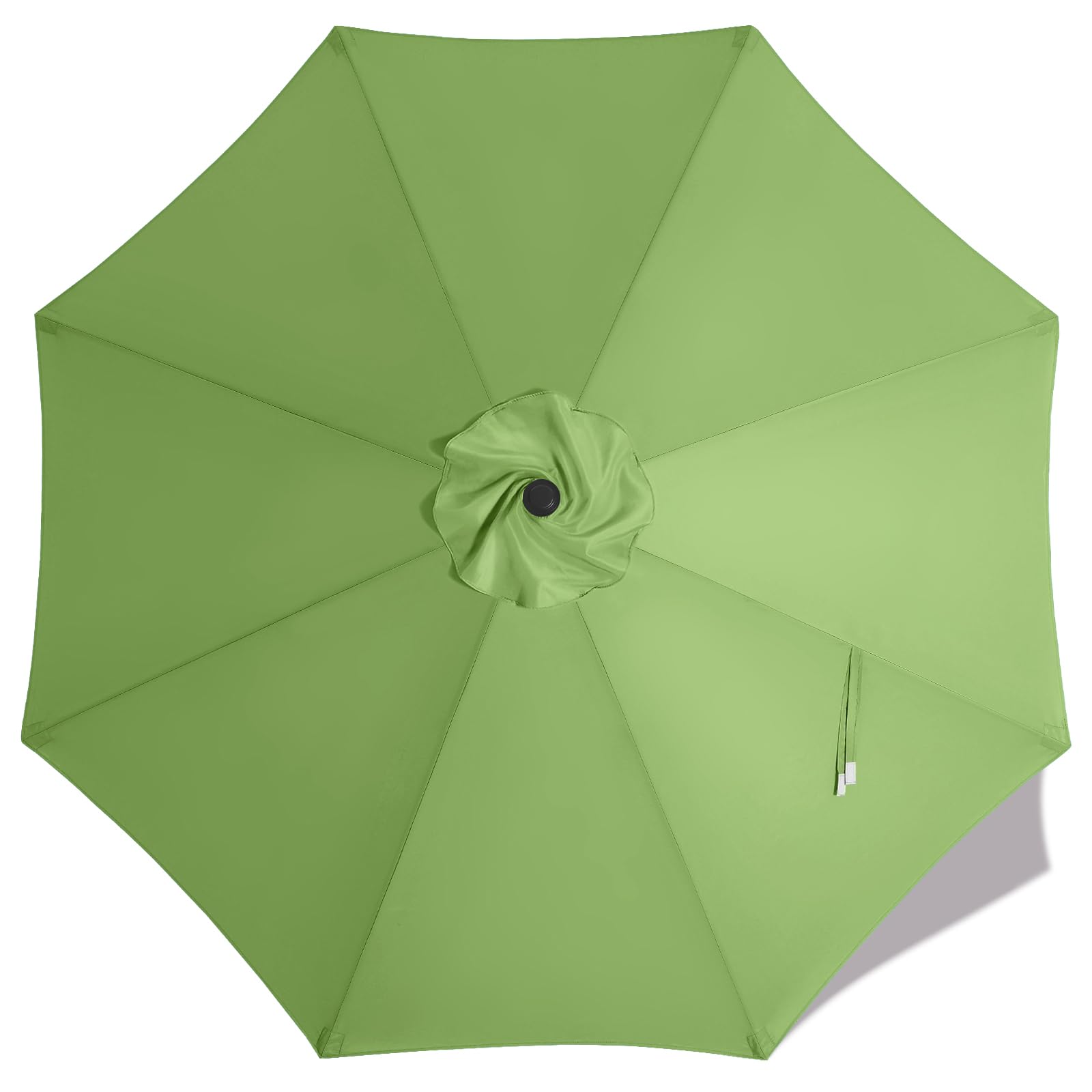 MASTERCANOPY 9 ft Replacement Canopy in Grass Green front view