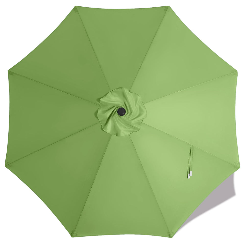 MASTERCANOPY 9 ft Replacement Canopy in Grass Green front view