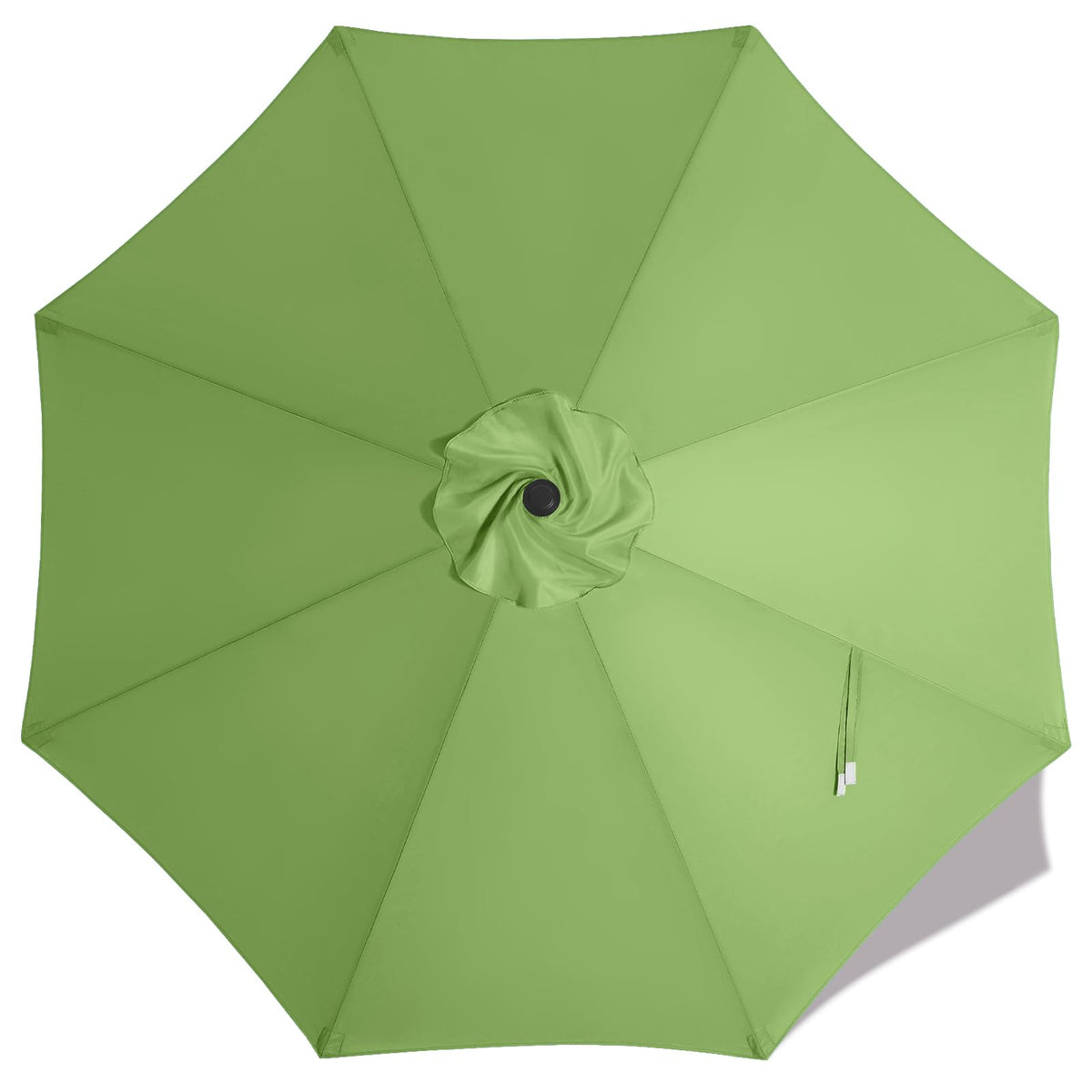 MASTERCANOPY 9 ft Replacement Canopy in Grass Green front view