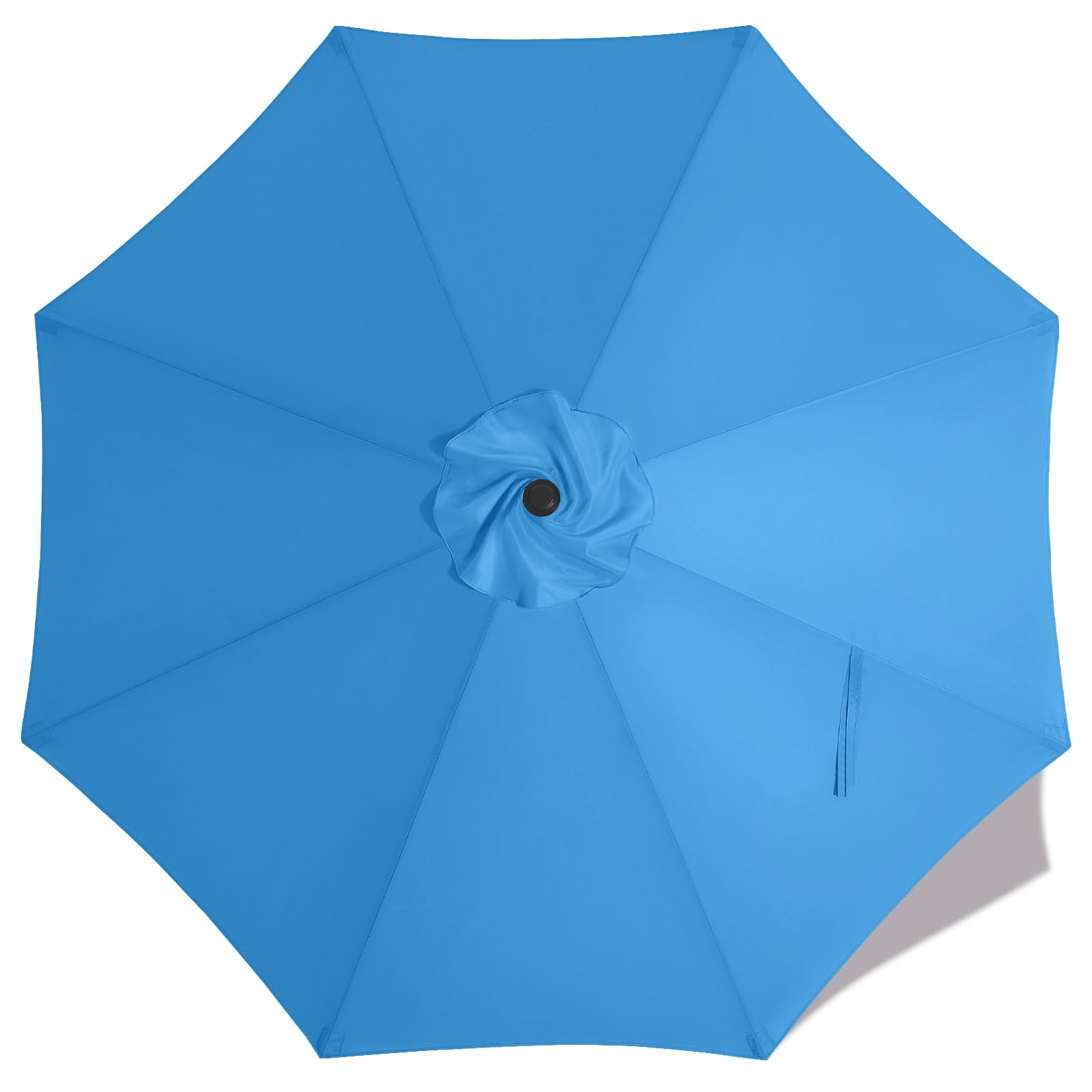 MASTERCANOPY 9 ft Replacement Canopy in sky blue front view