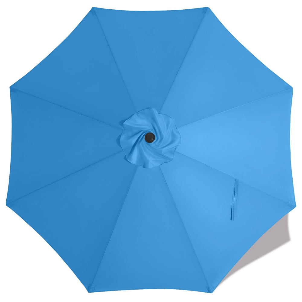 MASTERCANOPY 9 ft Replacement Canopy in sky blue front view