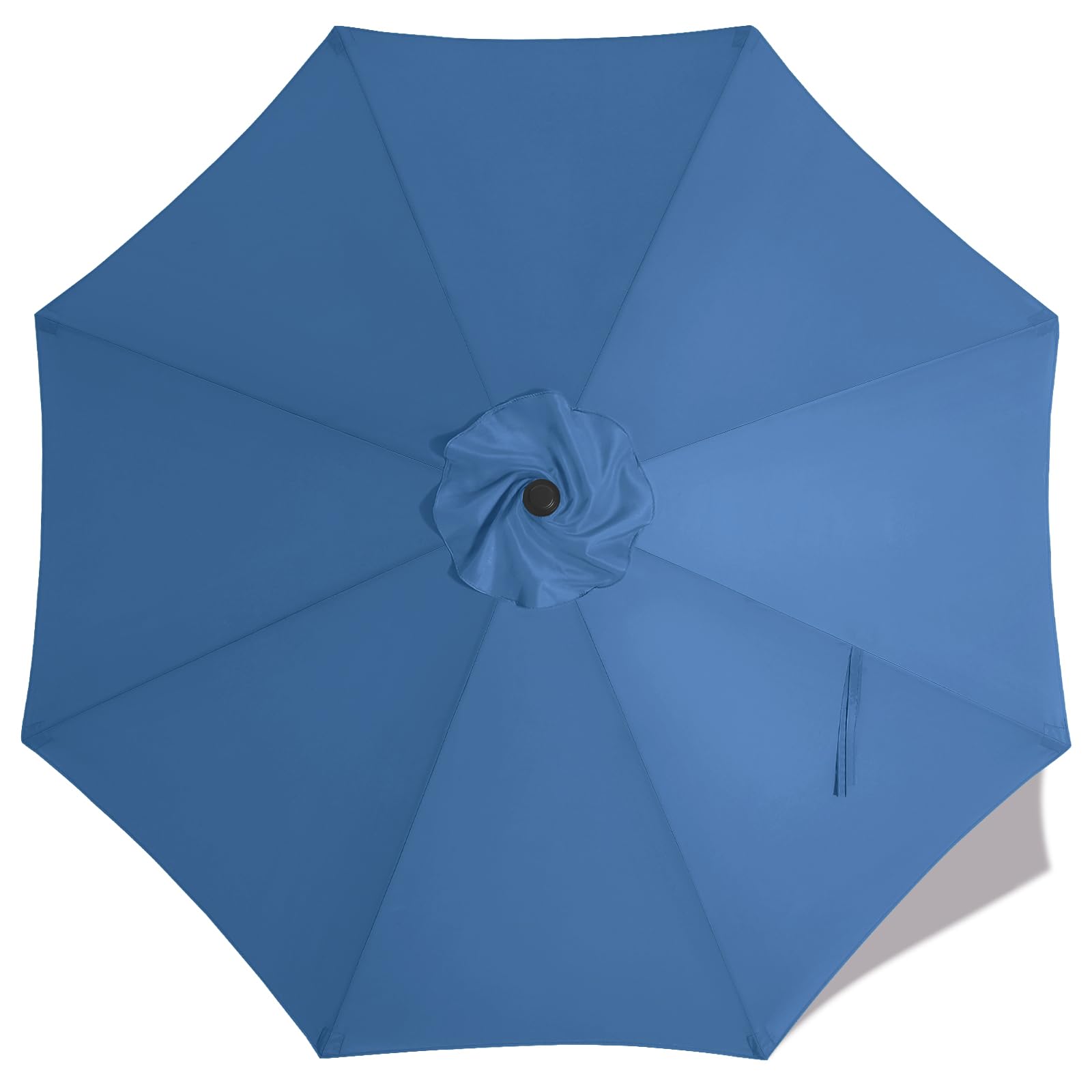 MASTERCANOPY 9ft Replacement Canopy in Dodger Blue front view