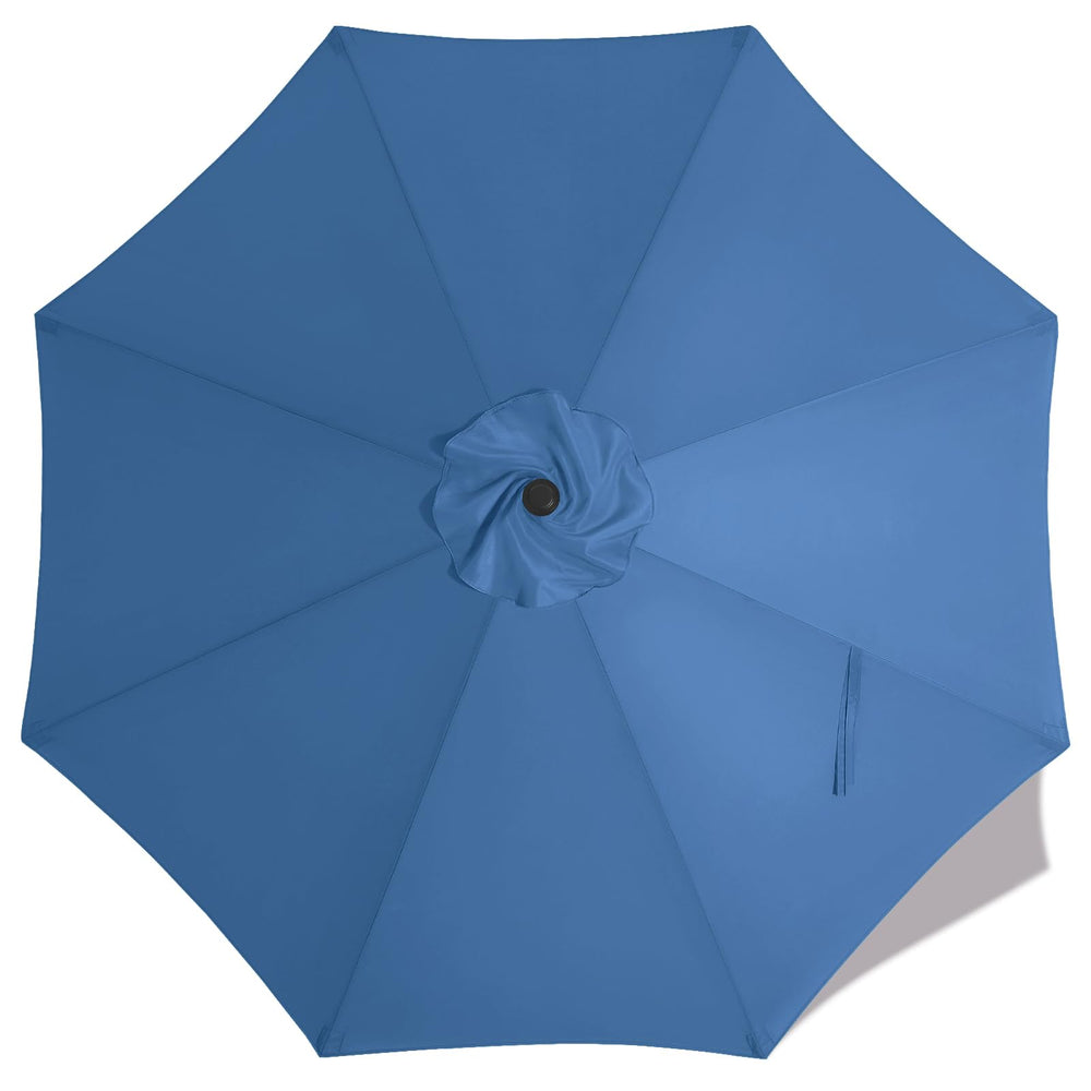 MASTERCANOPY 9ft Replacement Canopy in Dodger Blue front view