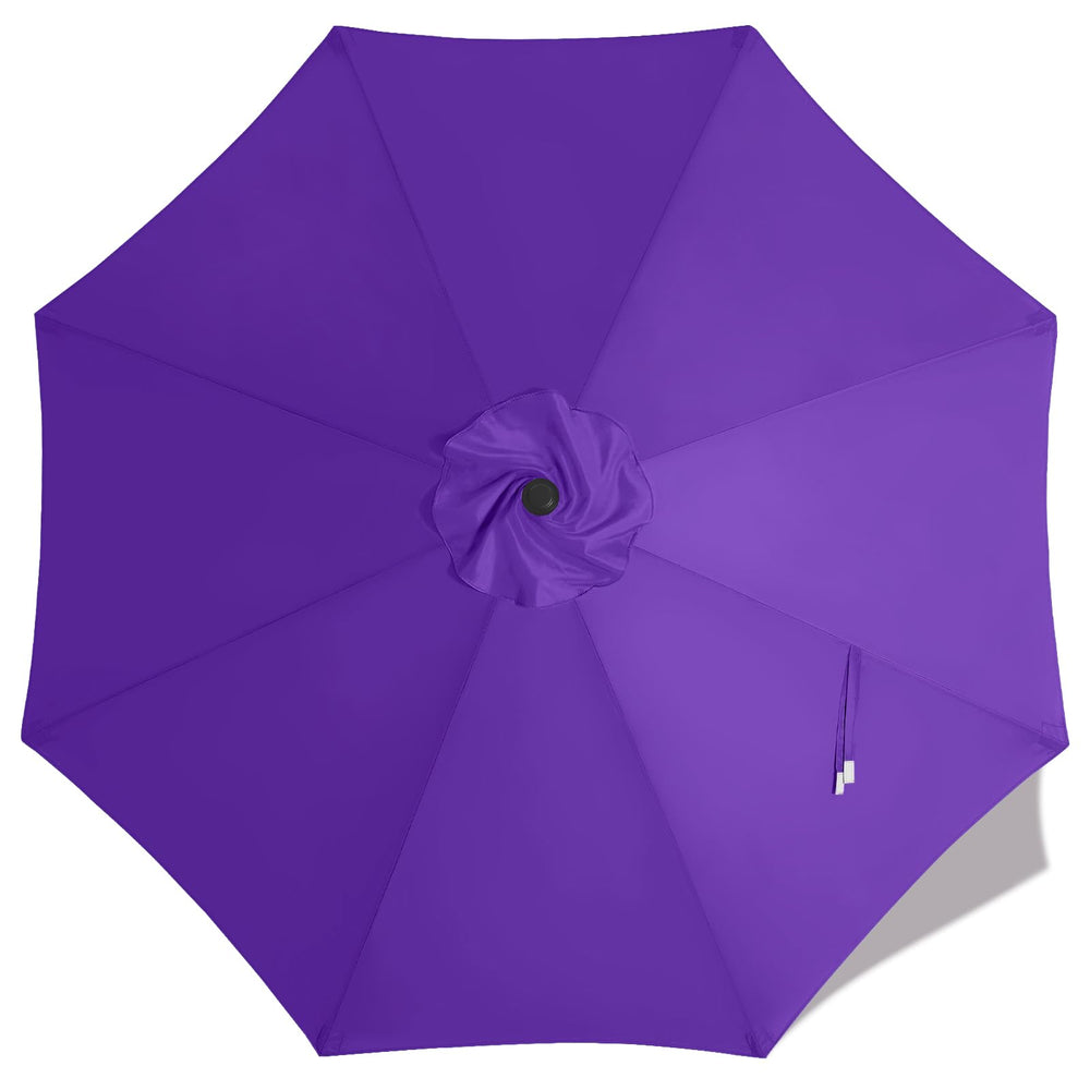 MASTERCANOPY 9ft Replacement Canopy purple front view