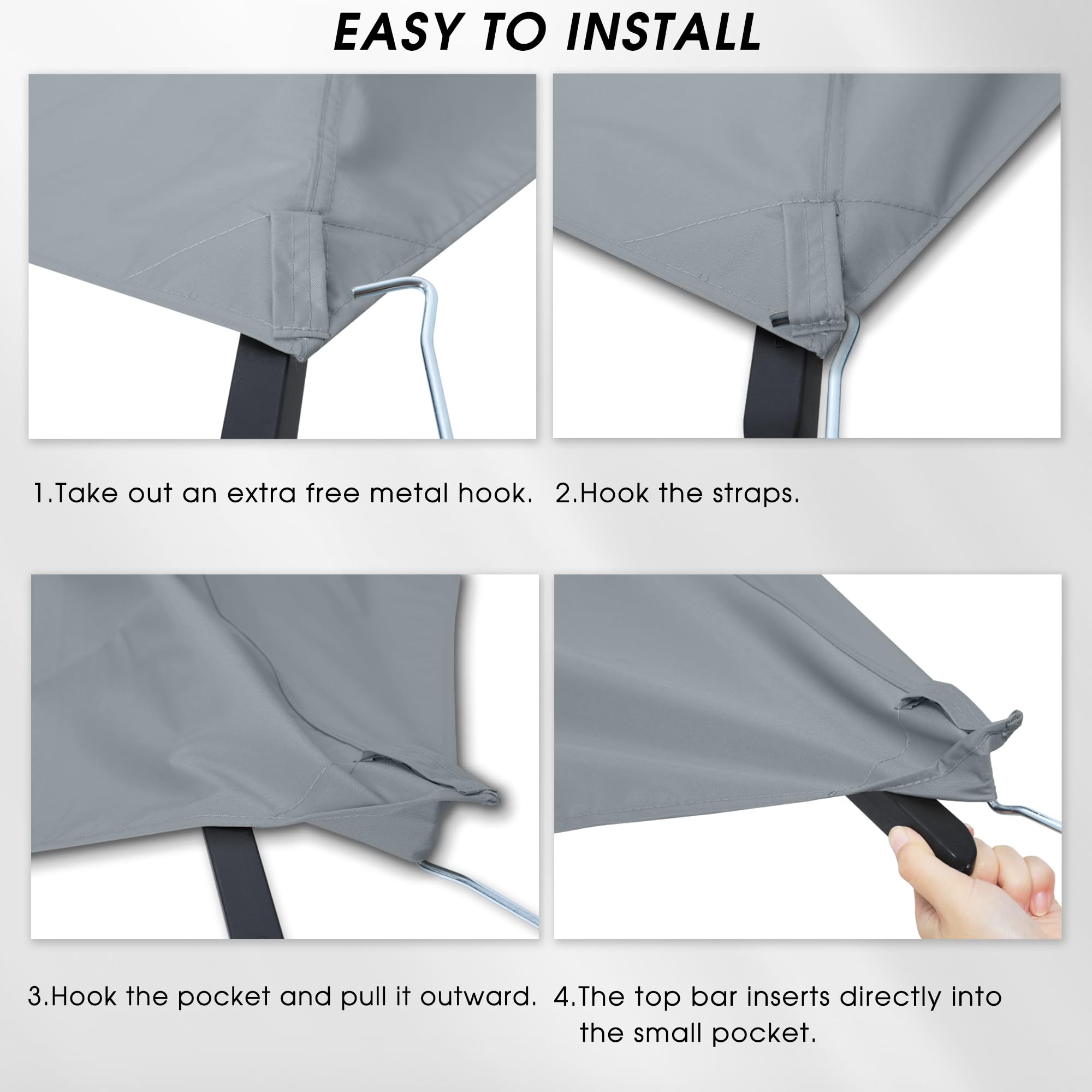 MASTERCANOPY Replacement Canopy Top dimensions 8x5 feet