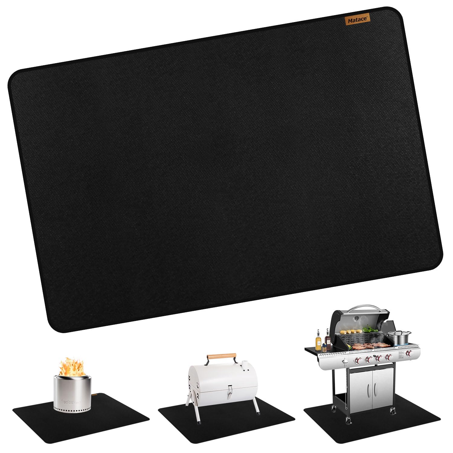 Matace 48x36 Fireproof Grease Mat front view