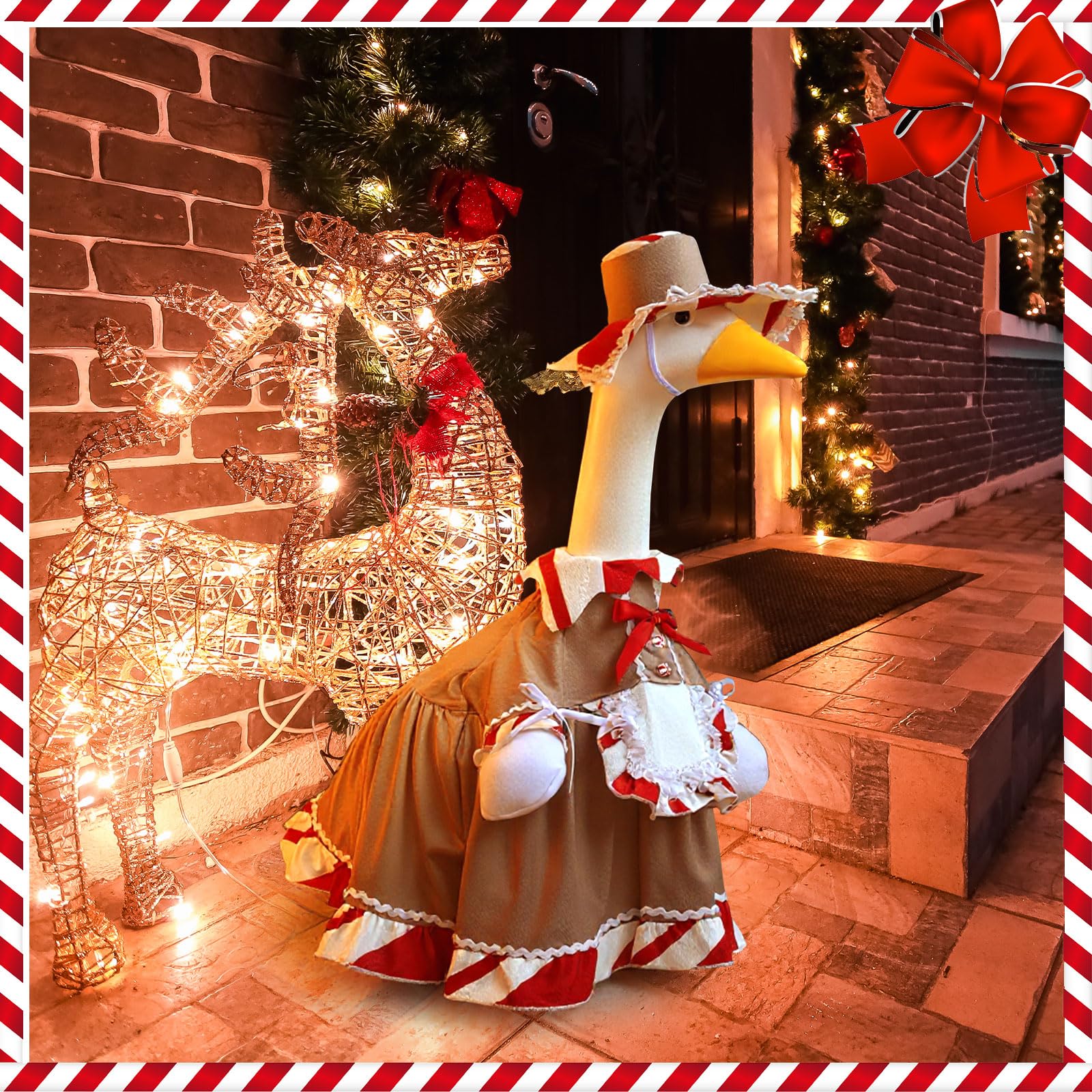 Matching hat of the Suzile Christmas Goose Outfit