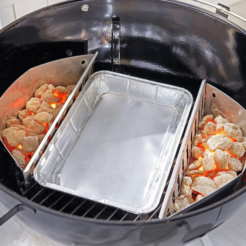 Matchwaves drip pans with grease collected