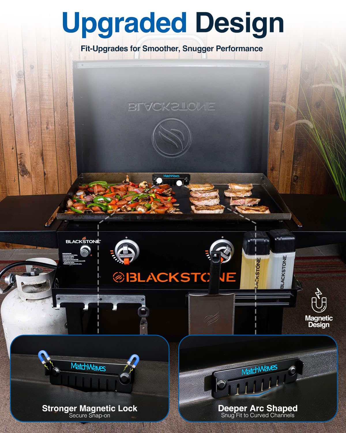 Matchwaves Grease Gate Blocker packaging with product details
