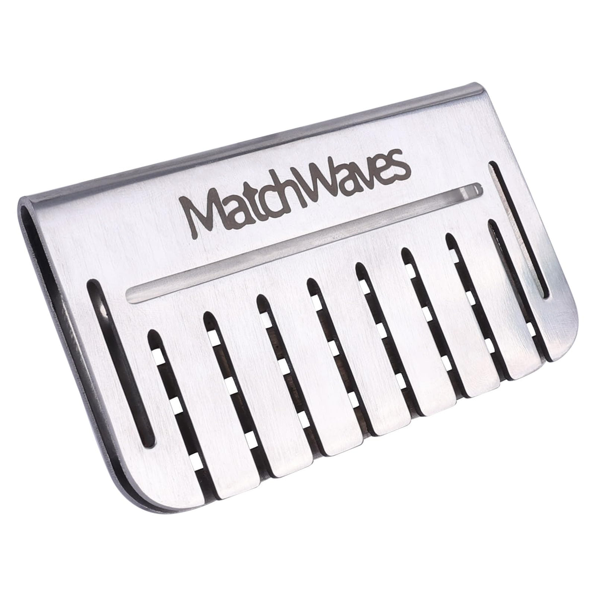 Matchwaves Grease Gate Blocker silver front view