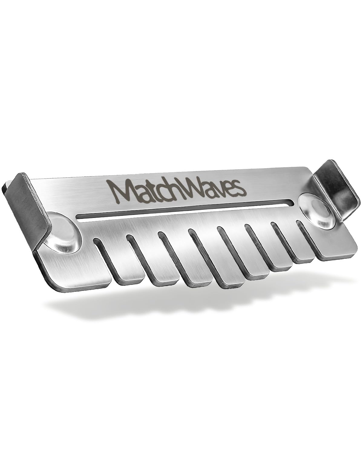 Matchwaves Grease Gate Blocker silver model front view