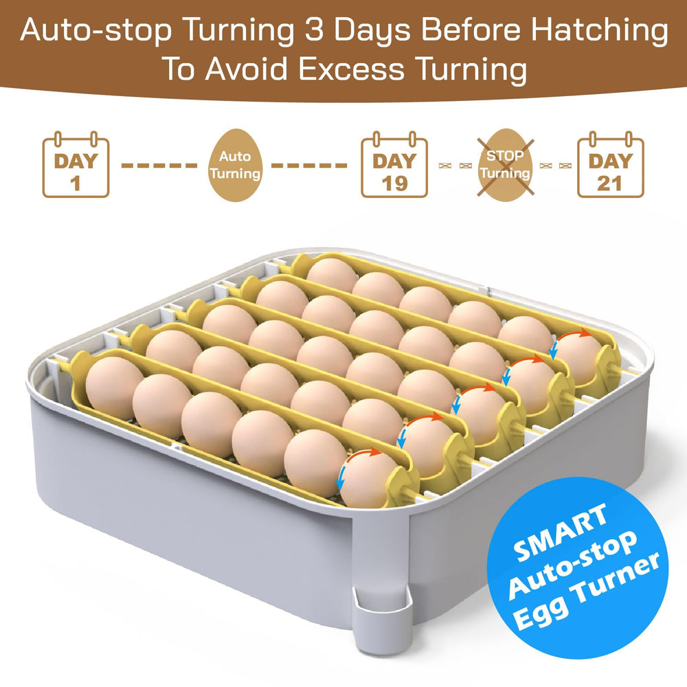 MATICOOPX 30 Egg Incubator external water refill feature