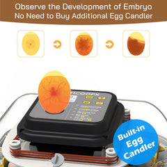 MATICOOPX 30 Egg Incubator side view