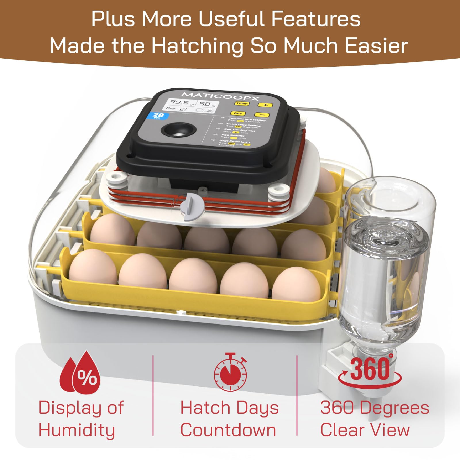 MATICOOPX incubator packaging details