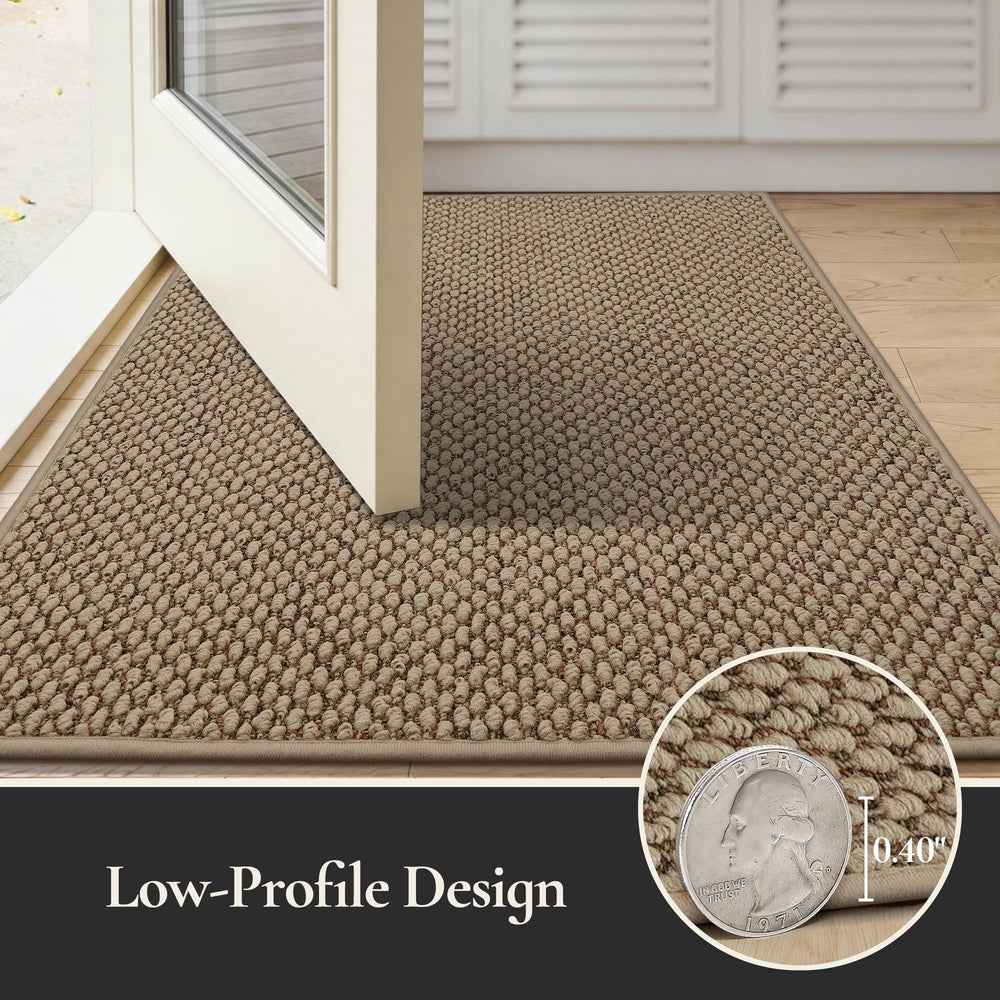 MatMaven doormat being cleaned with a vacuum