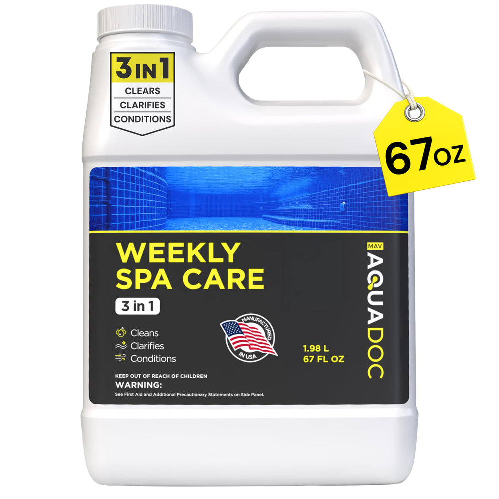 MAV AquaDoc 3 in 1 Hot Tub Weekly Care 67 oz front view